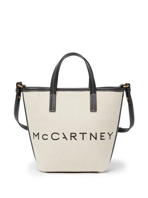 Canvas Shoulder Tote with Logo STELLA MC CARTNEY | 7B0106WP02219043